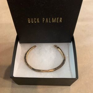 ETCHED MIXED METAL BUCK CUFF (LARGE)